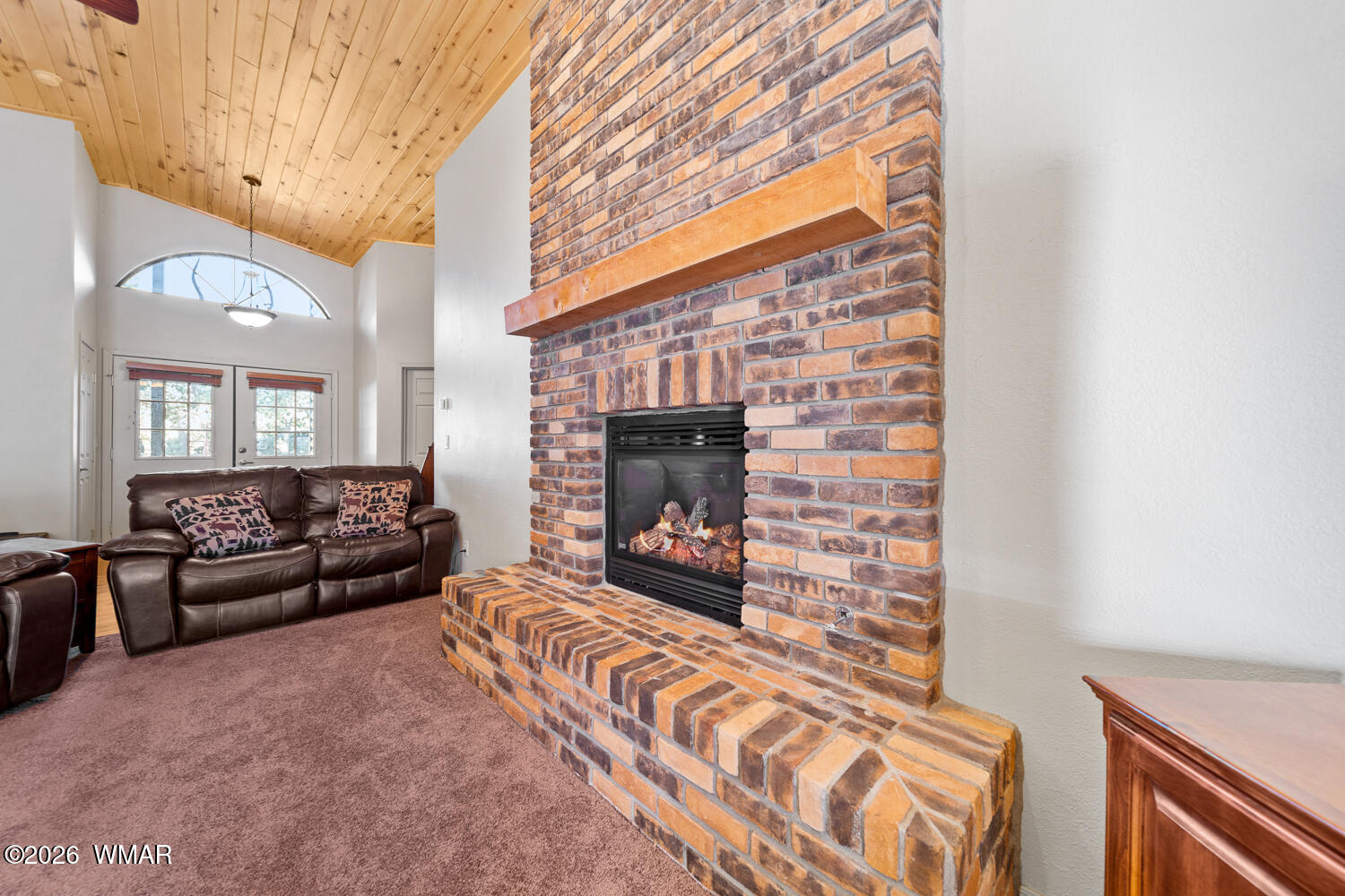 2940 Constellation Lane Overgaard, AZ 85933 - Photo 9 of 86 Custom hearth with the fireplace
