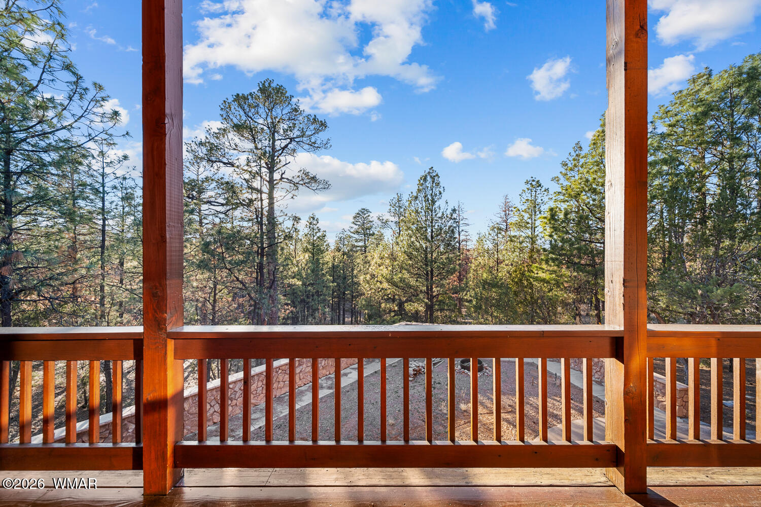 2940 Constellation Lane Overgaard, AZ 85933 - Photo 70 of 86 Back Deck View and Yard