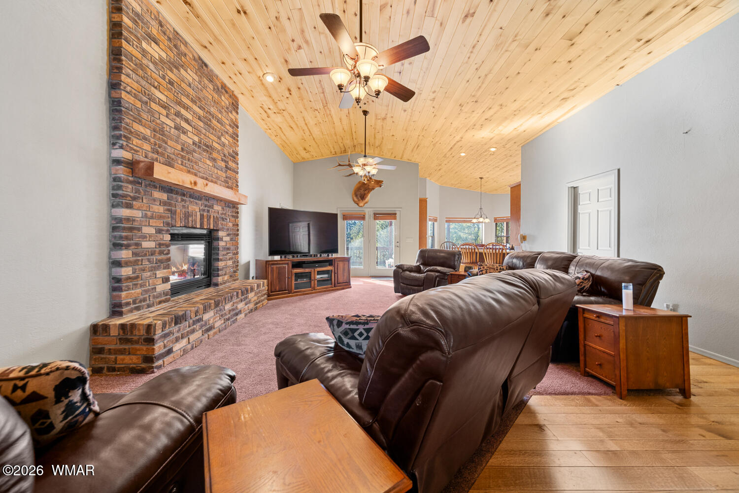 2940 Constellation Lane Overgaard, AZ 85933 - Photo 6 of 86 Open Great Room with Gas Fireplace