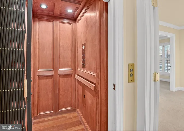 a view of a wooden deck