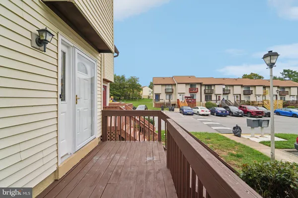 a view of city from a balcony