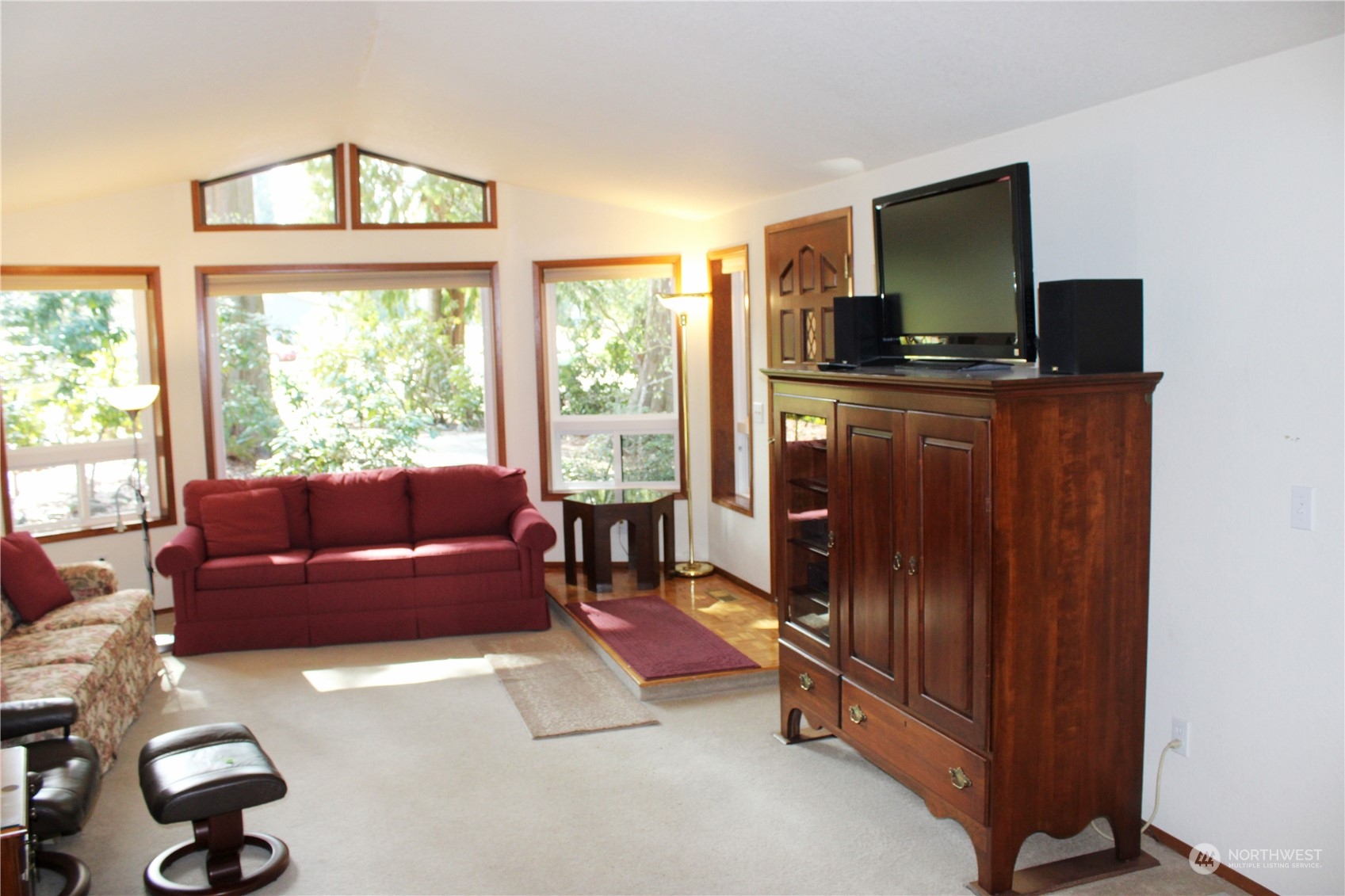 365 Dungeness Meadows Sequim, WA 98382 - Photo 4 of 28 a living room with furniture and a flat screen tv