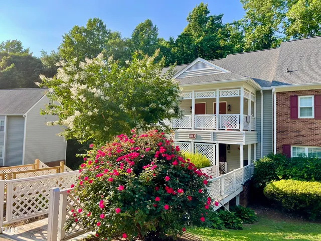 a aerial view of a house