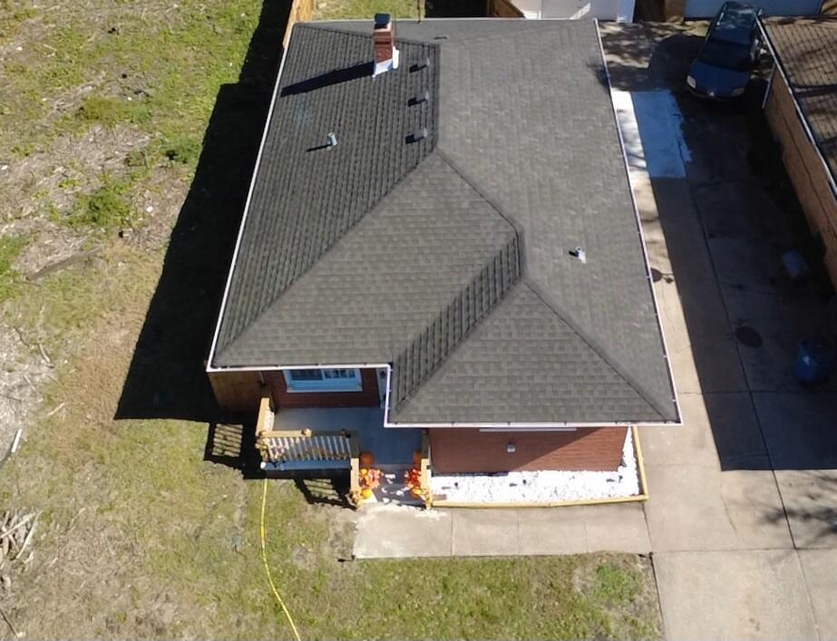 851 Johnson Street Gary, IN 46402 - Photo 24 of 24 an aerial view of a house with a yard