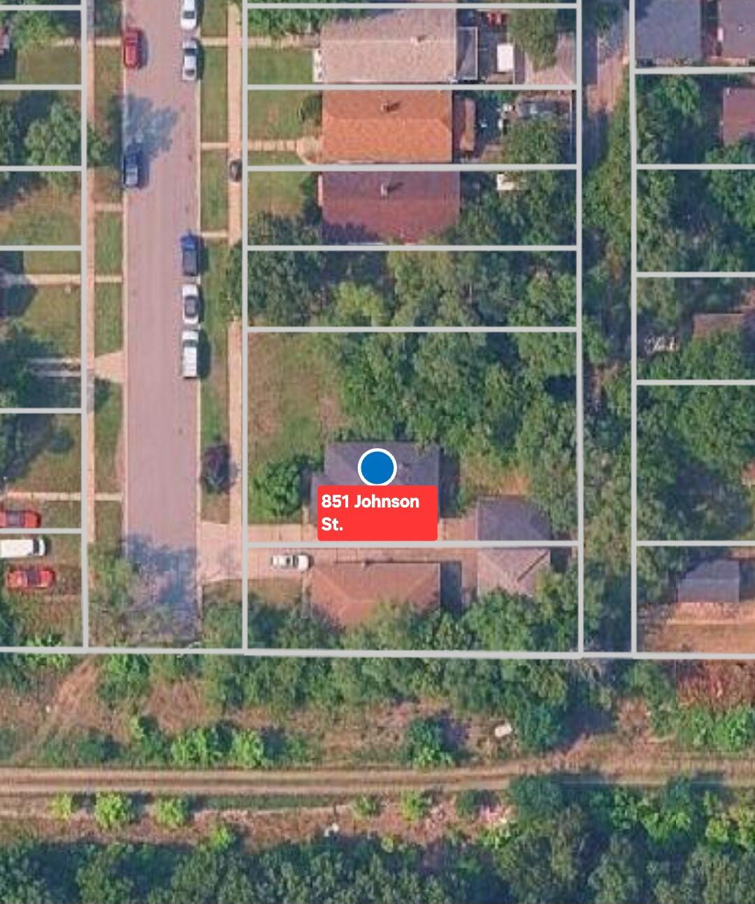 851 Johnson Street Gary, IN 46402 - Photo 3 of 24 a sign that is on the side of a building