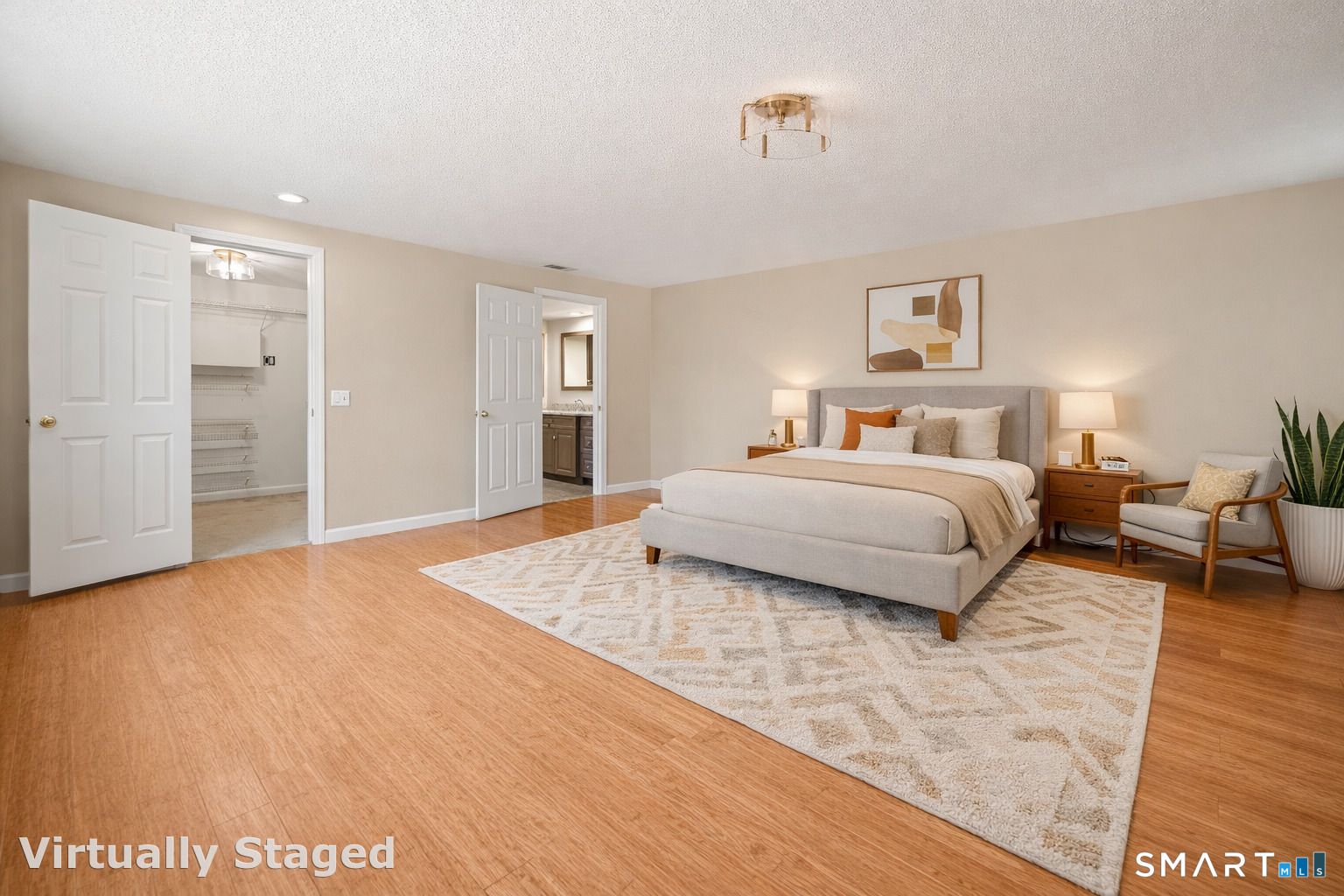 252 Blue Ridge Drive Manchester, CT 06040 - Photo 22 of 40 Example bedroom layout for scale and functionality.