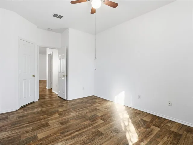 wooden floor in an empty room