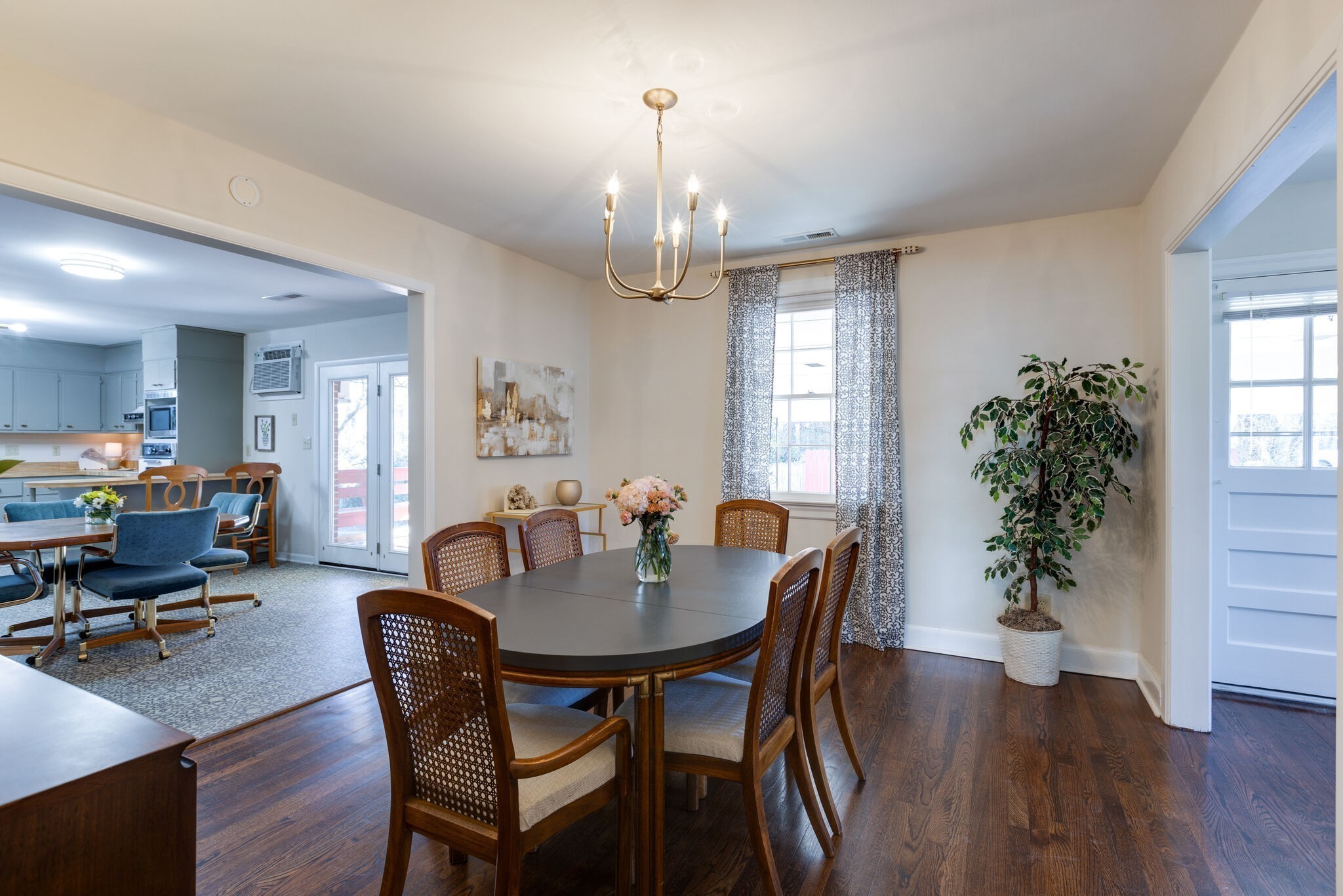 1335 Adams Street Franklin, TN 37064 - Photo 15 of 39 a view of a dining room with furniture window and wooden floor