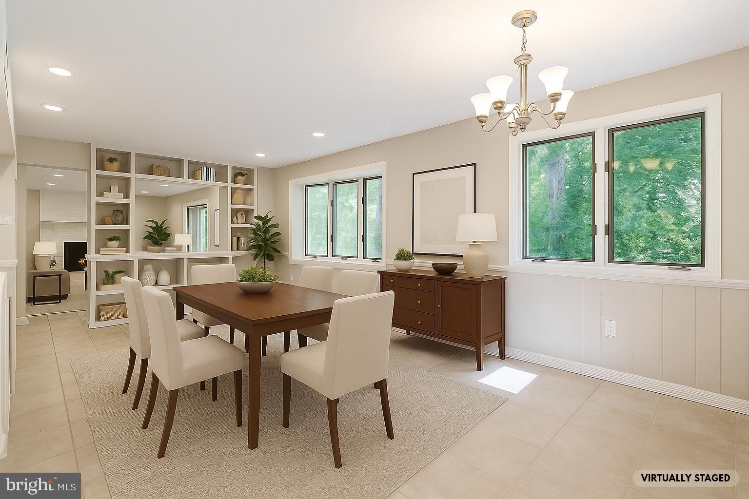 8817 Gateshead Road Alexandria, VA 22309 - Photo 3 of 78 a view of a dining room with furniture window and outside view