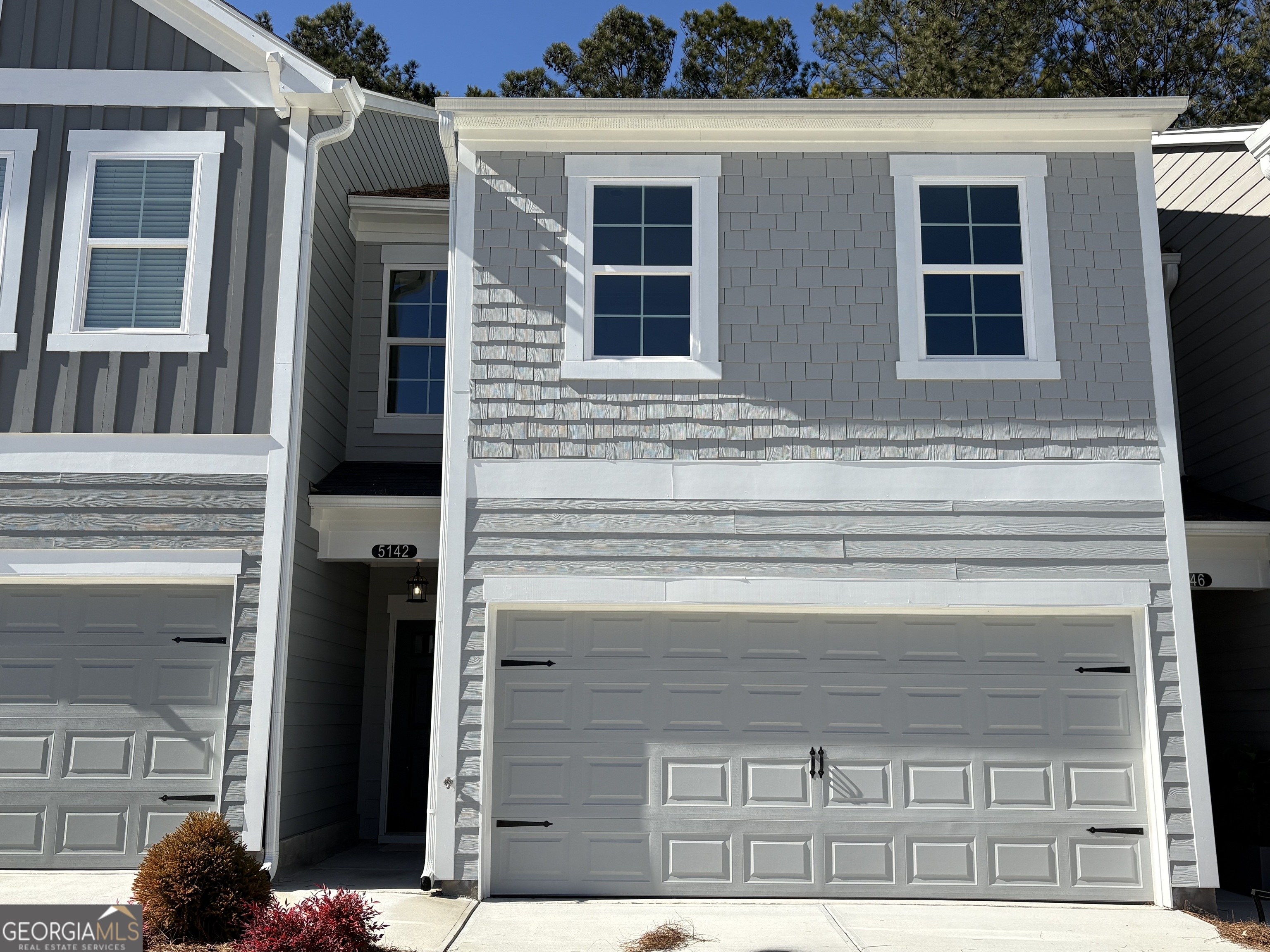 a view of front door of house