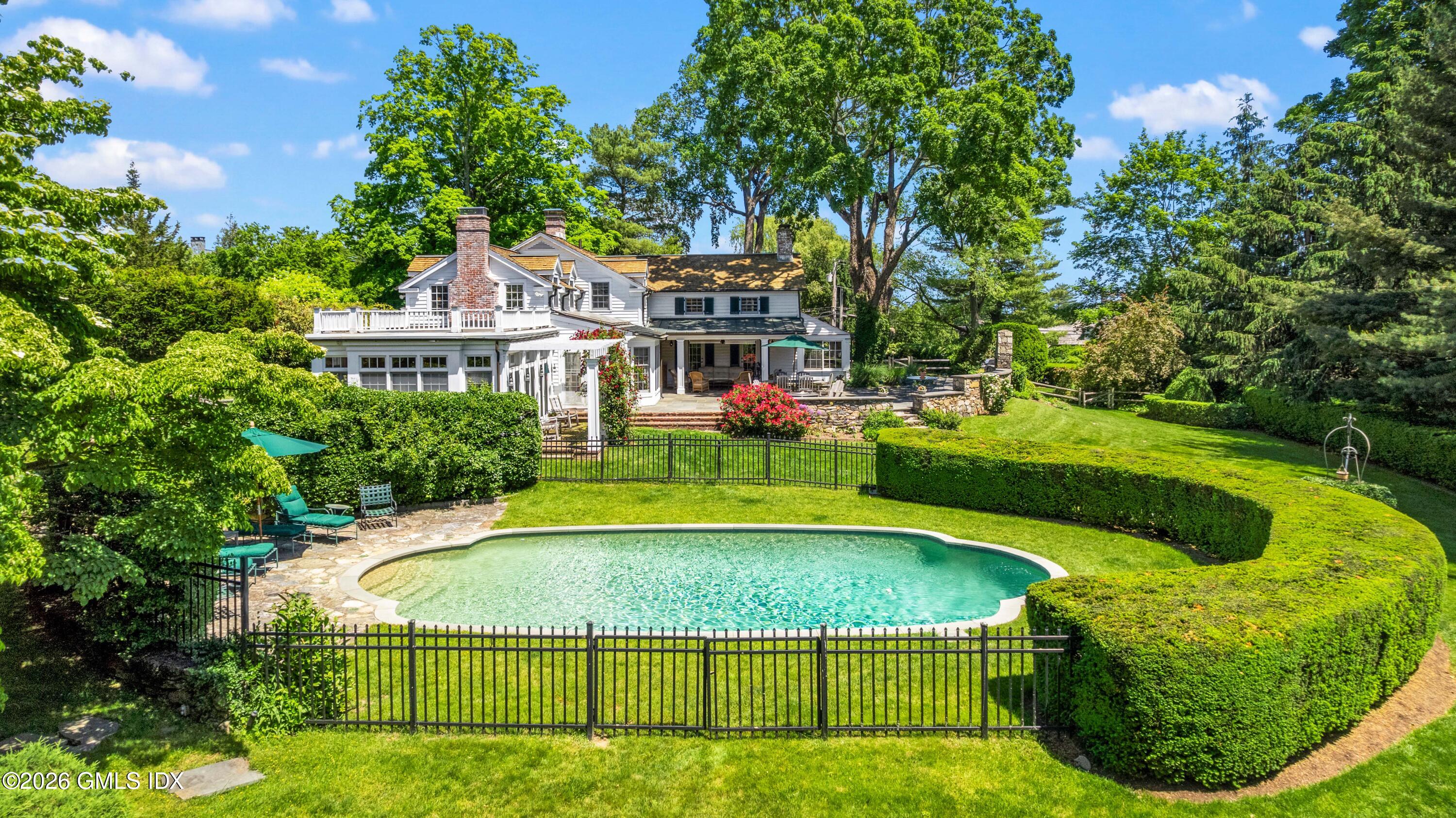 456 Round Hill Road Greenwich, CT 06831 - Photo 18 of 33 Rear Exerior