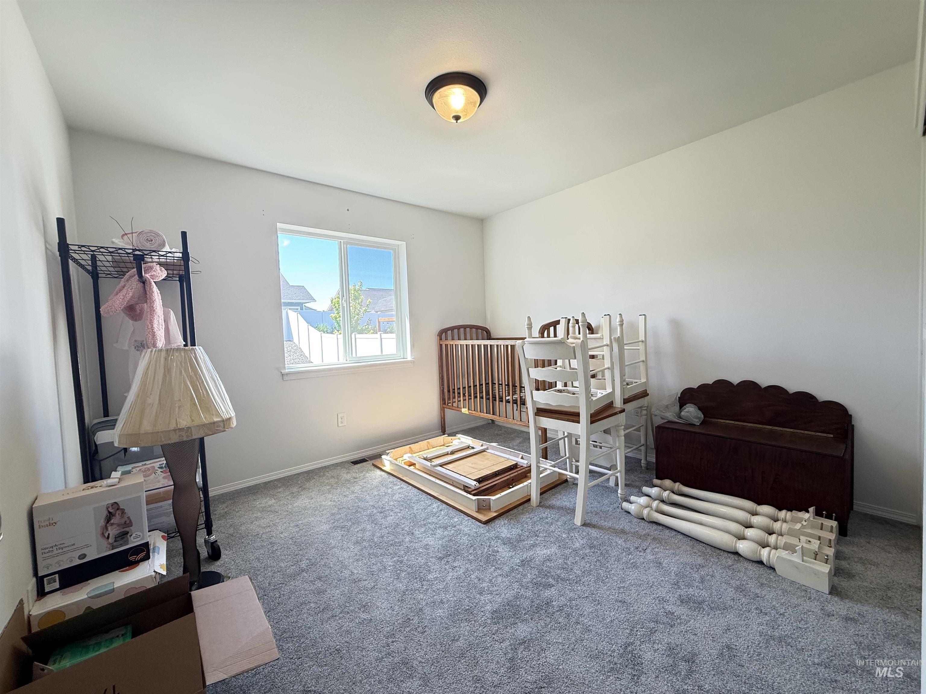1556 Frontier Drive Lewiston, ID 83501 - Photo 15 of 23 Light-filled room featuring neutral wall paint, a ceiling-mounted light fixture, and grey carpet flooring