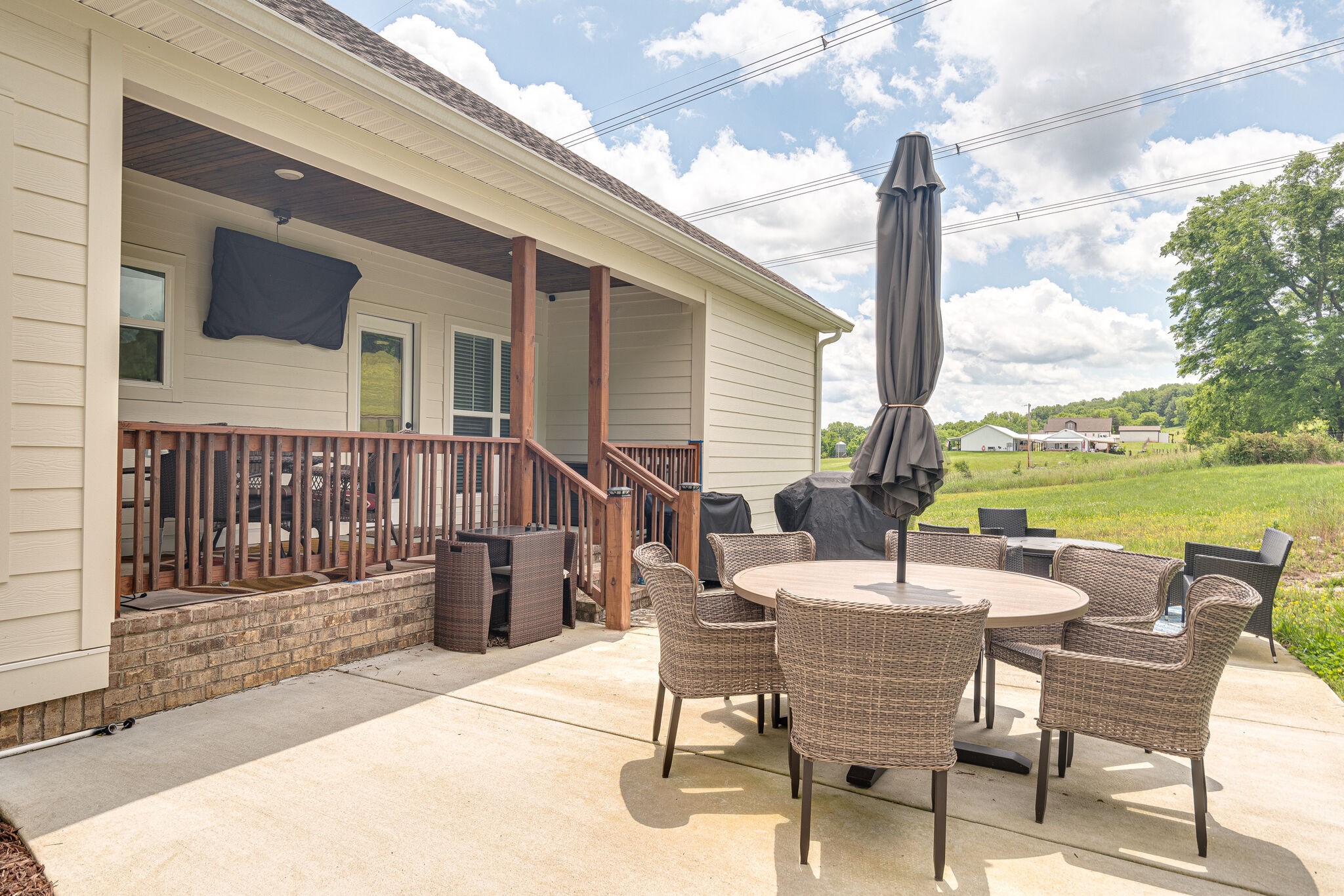 1427 Cliff Amos Road Spring Hill, TN 37174 - Photo 37 of 52 a dining area with furniture and outdoor view