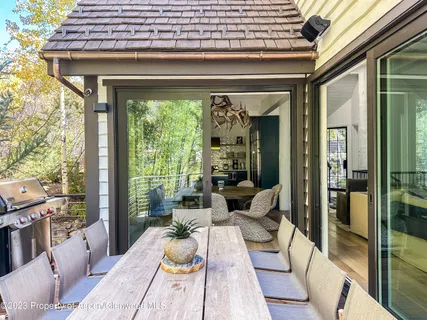 a view of balcony and patio
