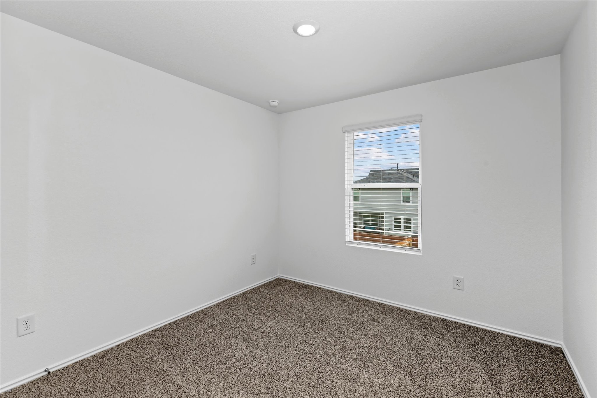 456 Sandringham Loop Kyle, TX 78640 - Photo 13 of 40 A well-lit bedroom features plush carpet and an inviting window.