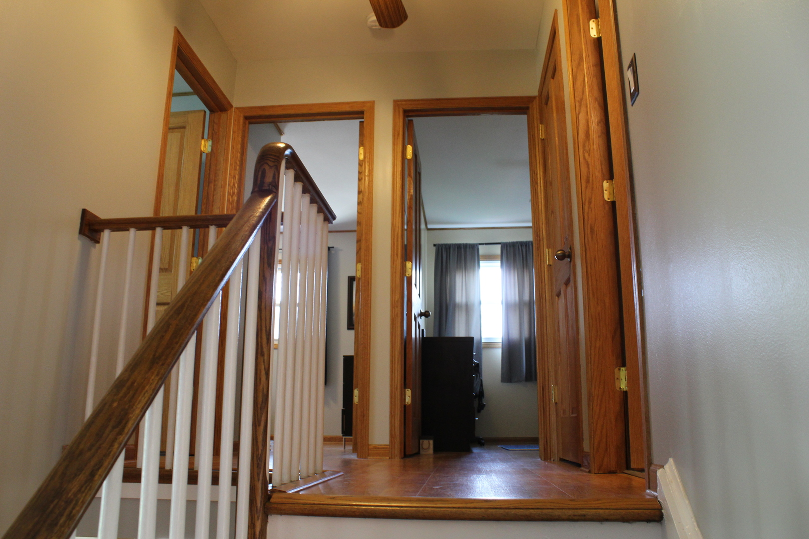 508 Northgate Road Lindenhurst, IL 60046 - Photo 8 of 27 a view of staircase with wooden floor and staircase