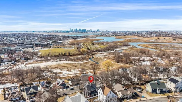 a view of city and ocean