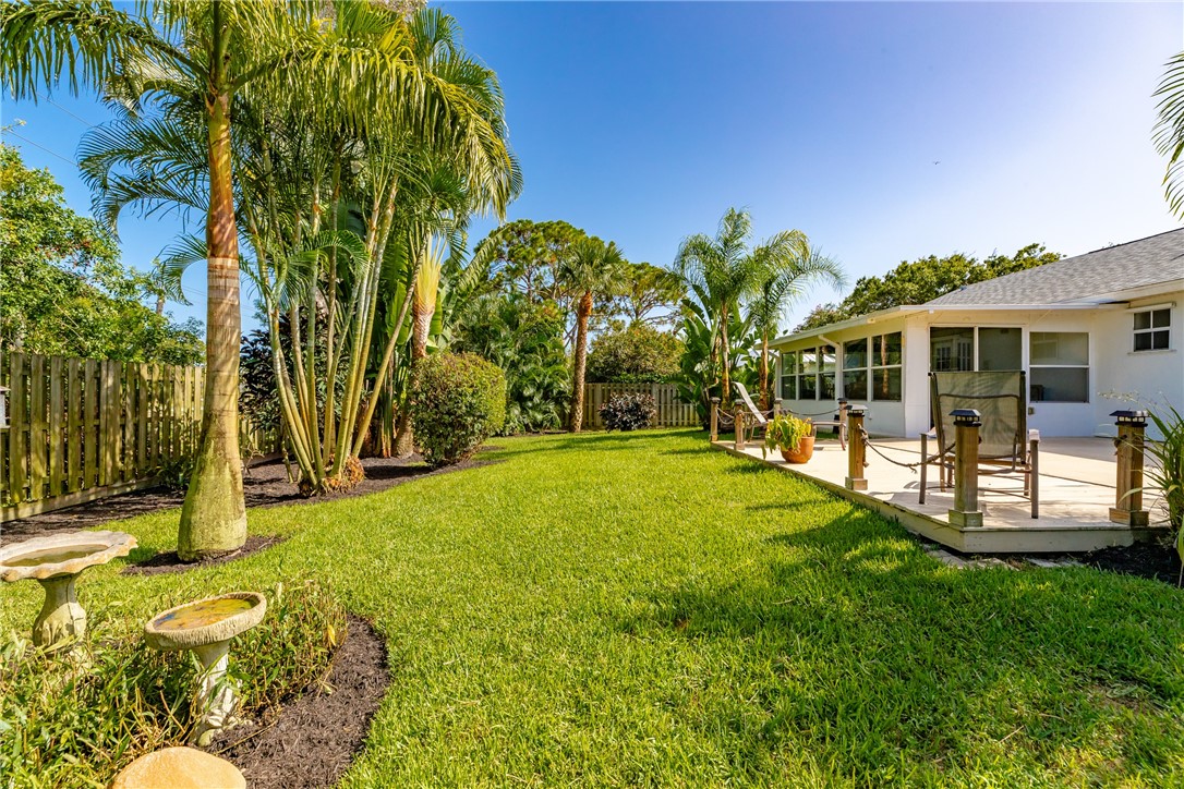 405 Columbus Street Sebastian, FL 32958 - Photo 32 of 36 a view of outdoor space yard and porch