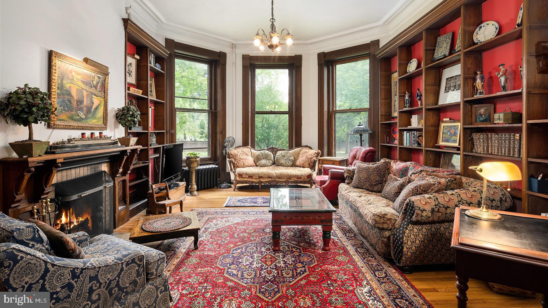 68 Library Place Princeton, NJ 08540 - Photo 12 of 34 Library - Grand, yet cozy