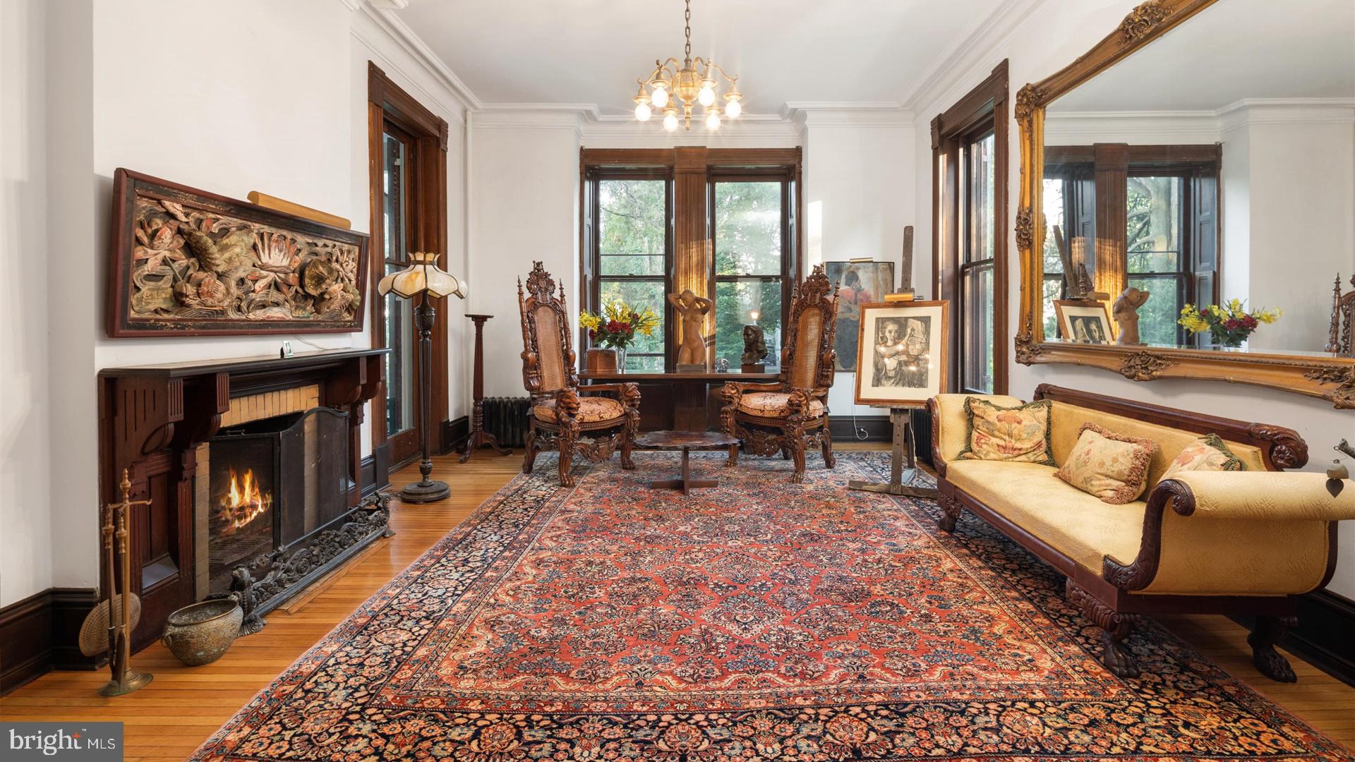 68 Library Place Princeton, NJ 08540 - Photo 13 of 34 Living Room - Inviting and Impressive