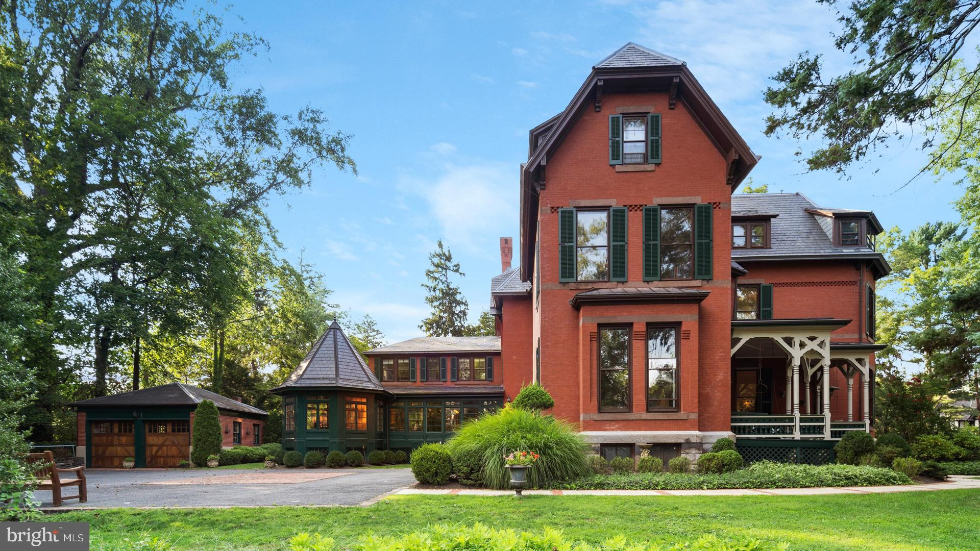 68 Library Place Princeton, NJ 08540 - Photo 3 of 34 Full side view with garage