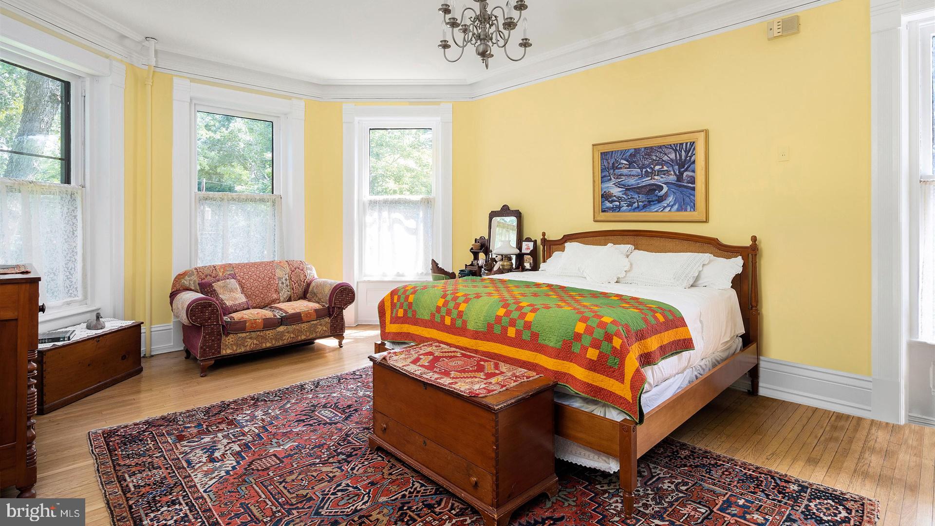 68 Library Place Princeton, NJ 08540 - Photo 26 of 34 Master Bedroom with Fireplace/En Suite Bath
