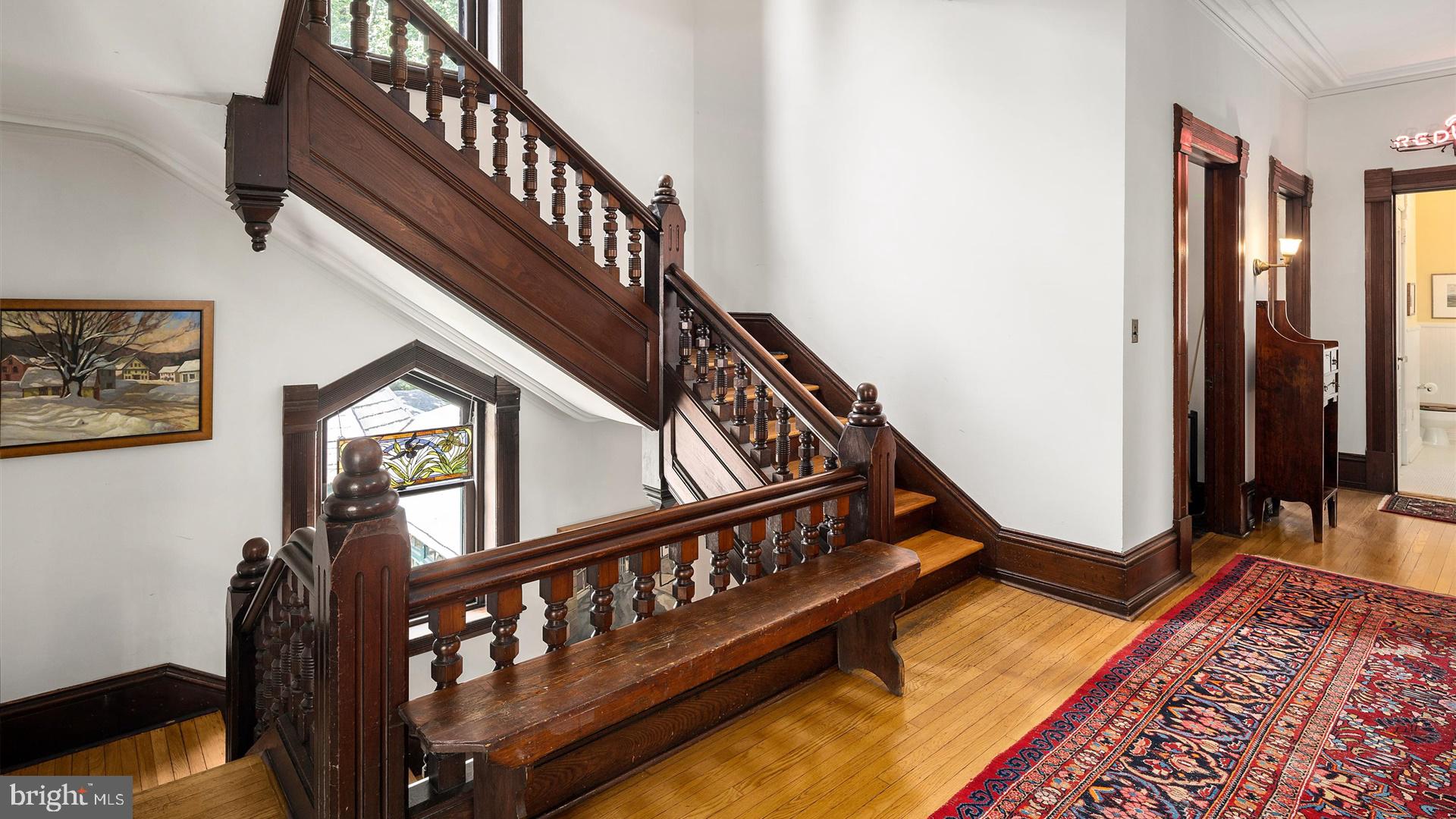 68 Library Place Princeton, NJ 08540 - Photo 30 of 34 Staircase between Second and Third Floor
