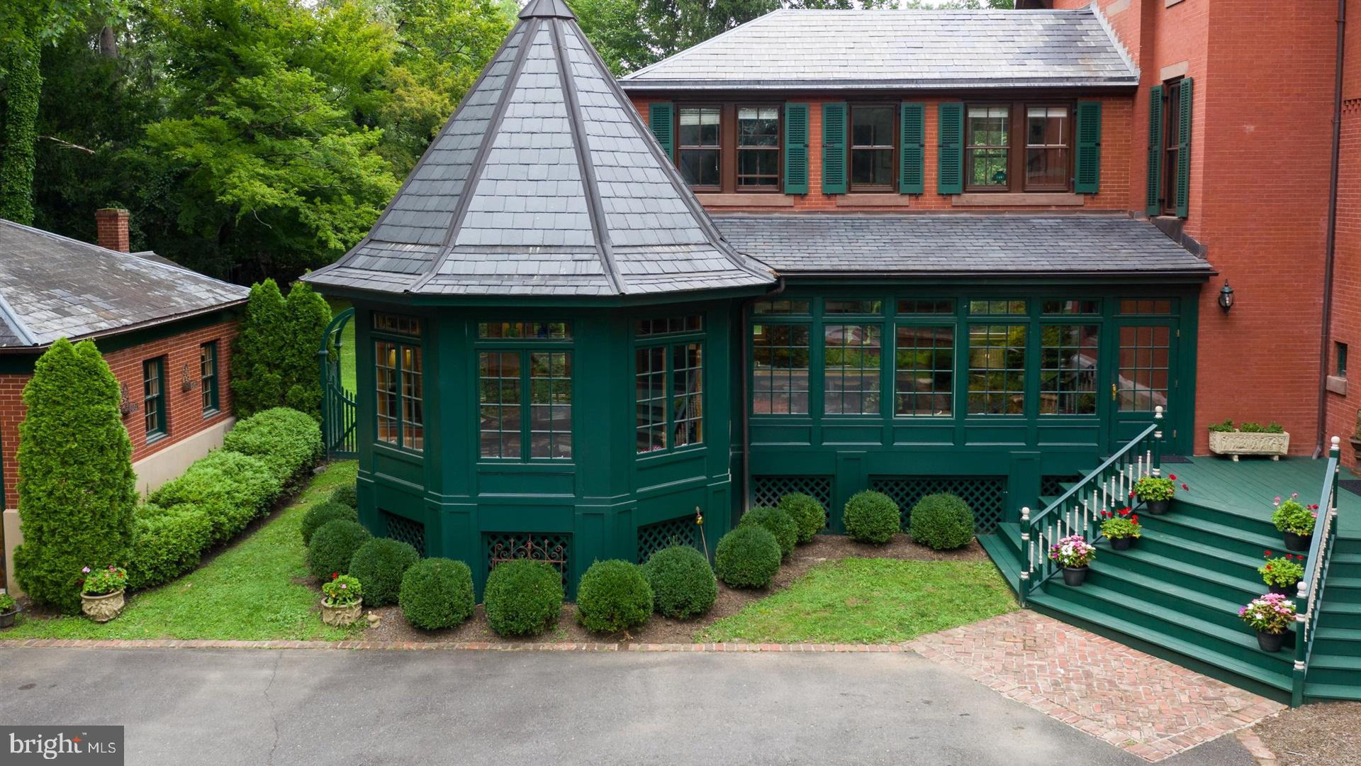 68 Library Place Princeton, NJ 08540 - Photo 7 of 34 Exterior of kitchen gazebo and side entry