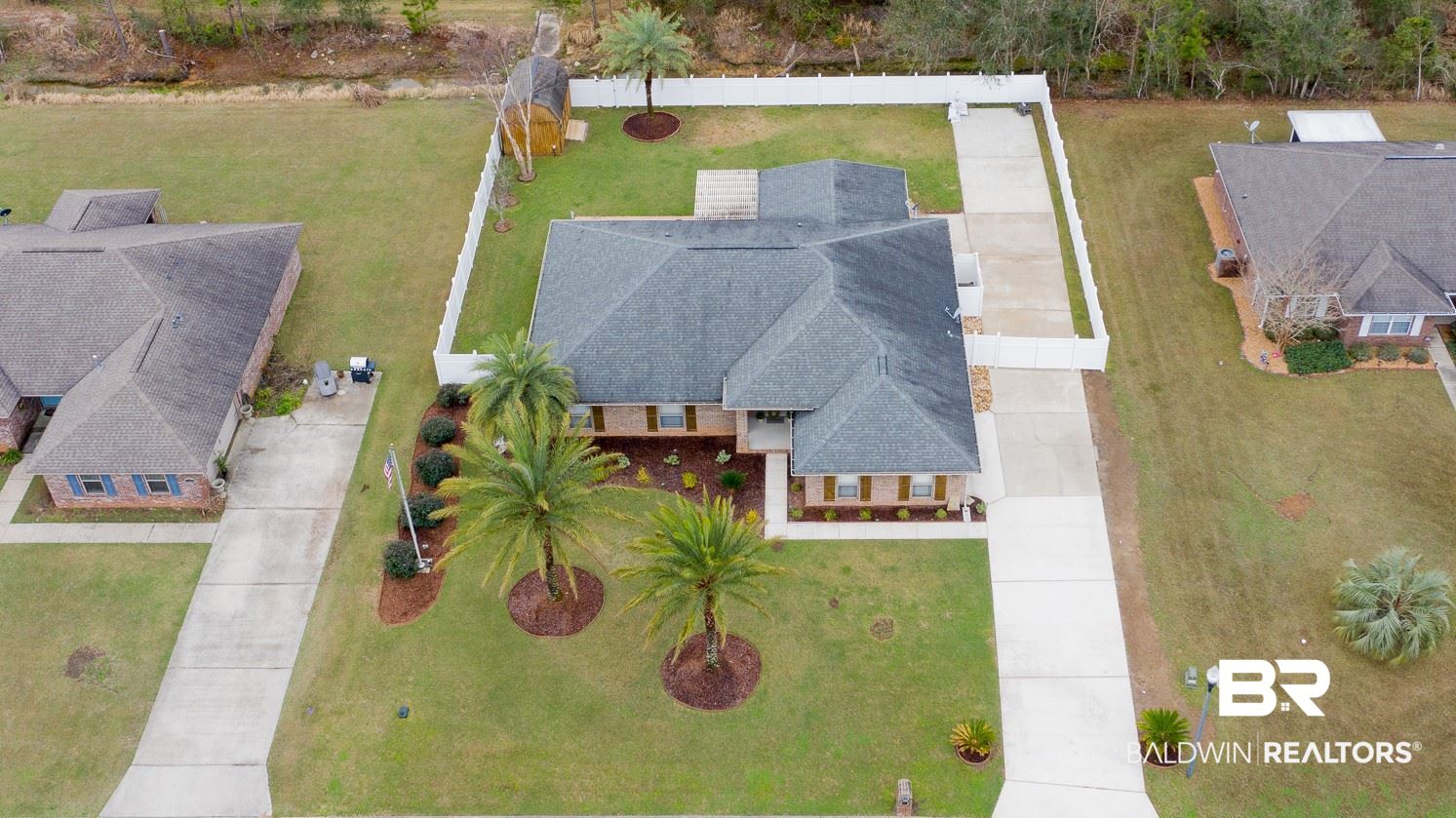 145 Meadow Run Loop West Foley, AL 36535 - Photo 26 of 32 Front Aeriel