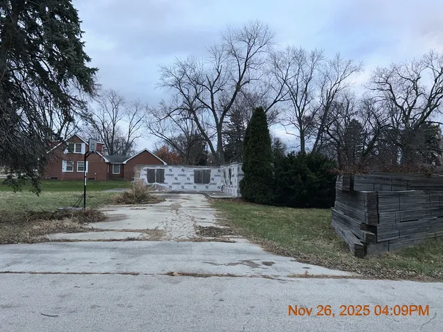 a view of a out door space area