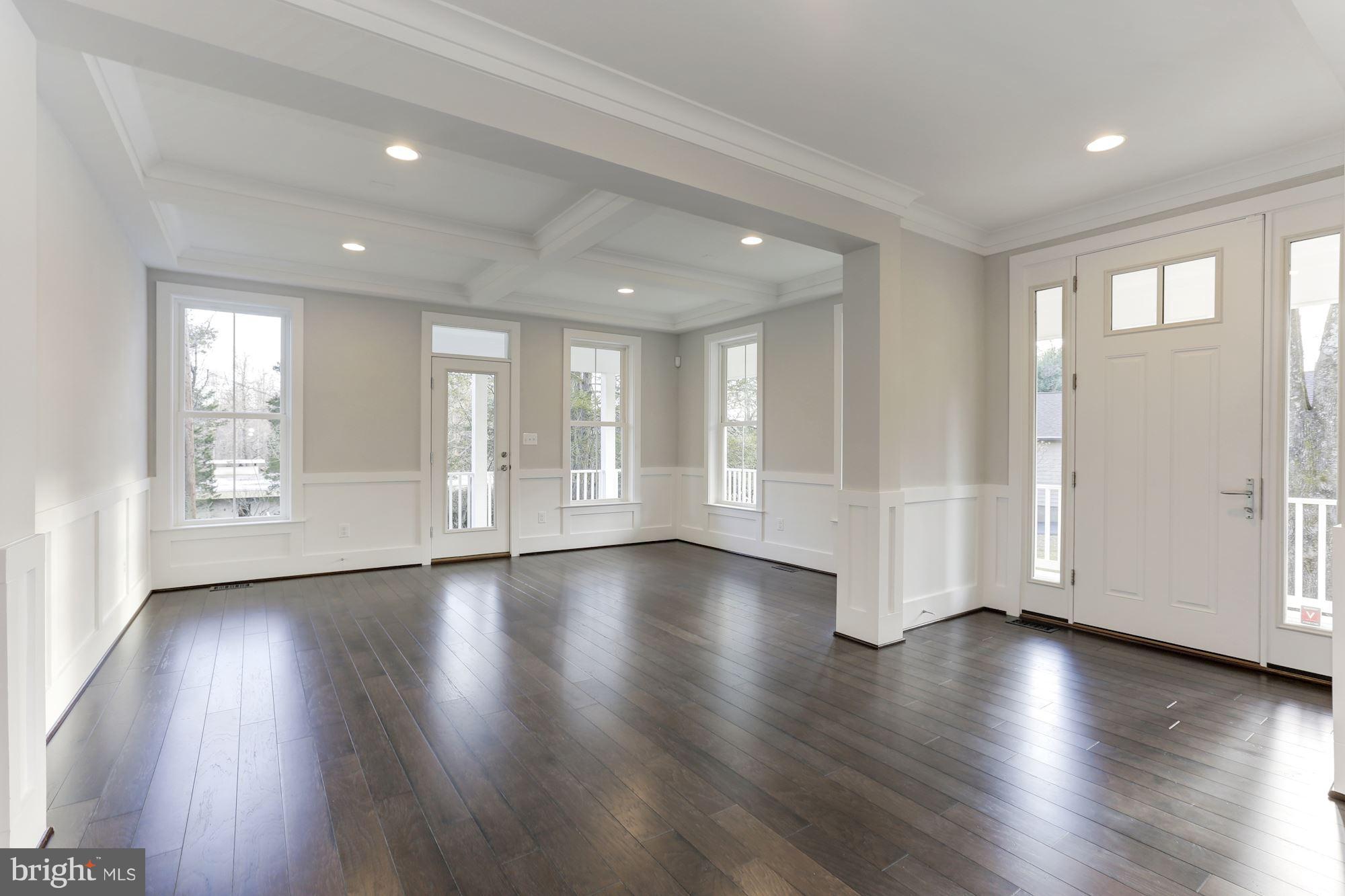 11613 Popes Head Road Fairfax, VA 22030 - Photo 4 of 30 Living Room or Conservatory w/Coffered Ceiling