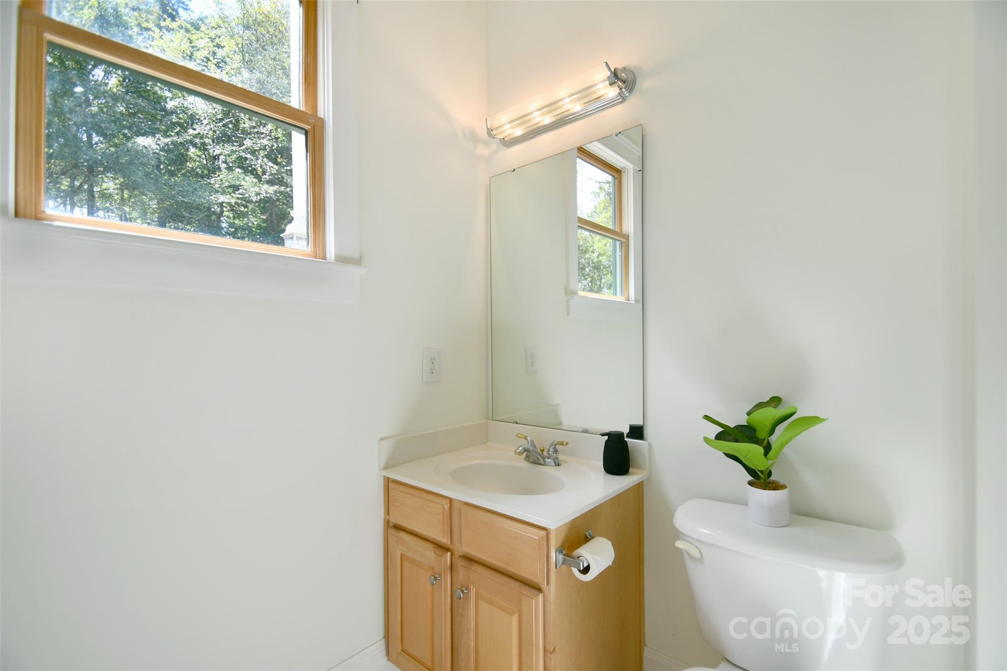 14832 Hus McGinnis Road Huntersville, NC 28078 - Photo 37 of 48 a bathroom with a sink a mirror and a window