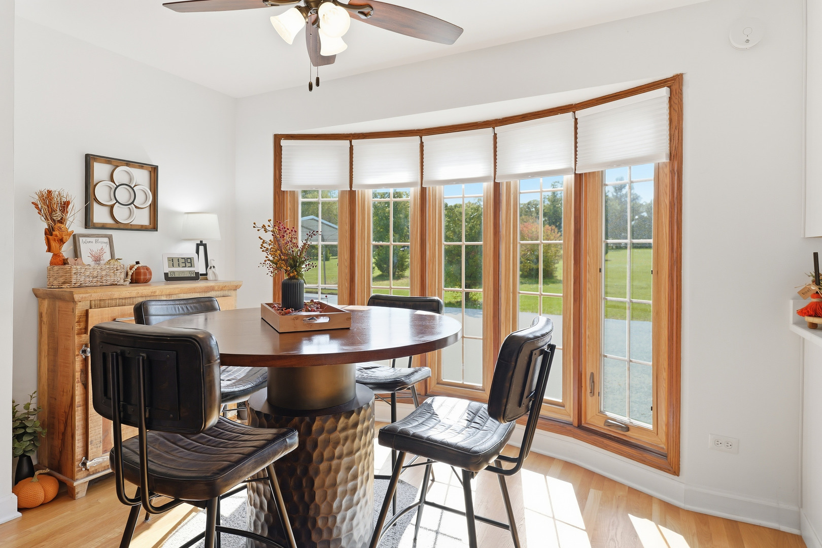 27805 South Klemme Road Crete, IL 60417 - Photo 11 of 29 a dining room with furniture a chandelier and wooden floor