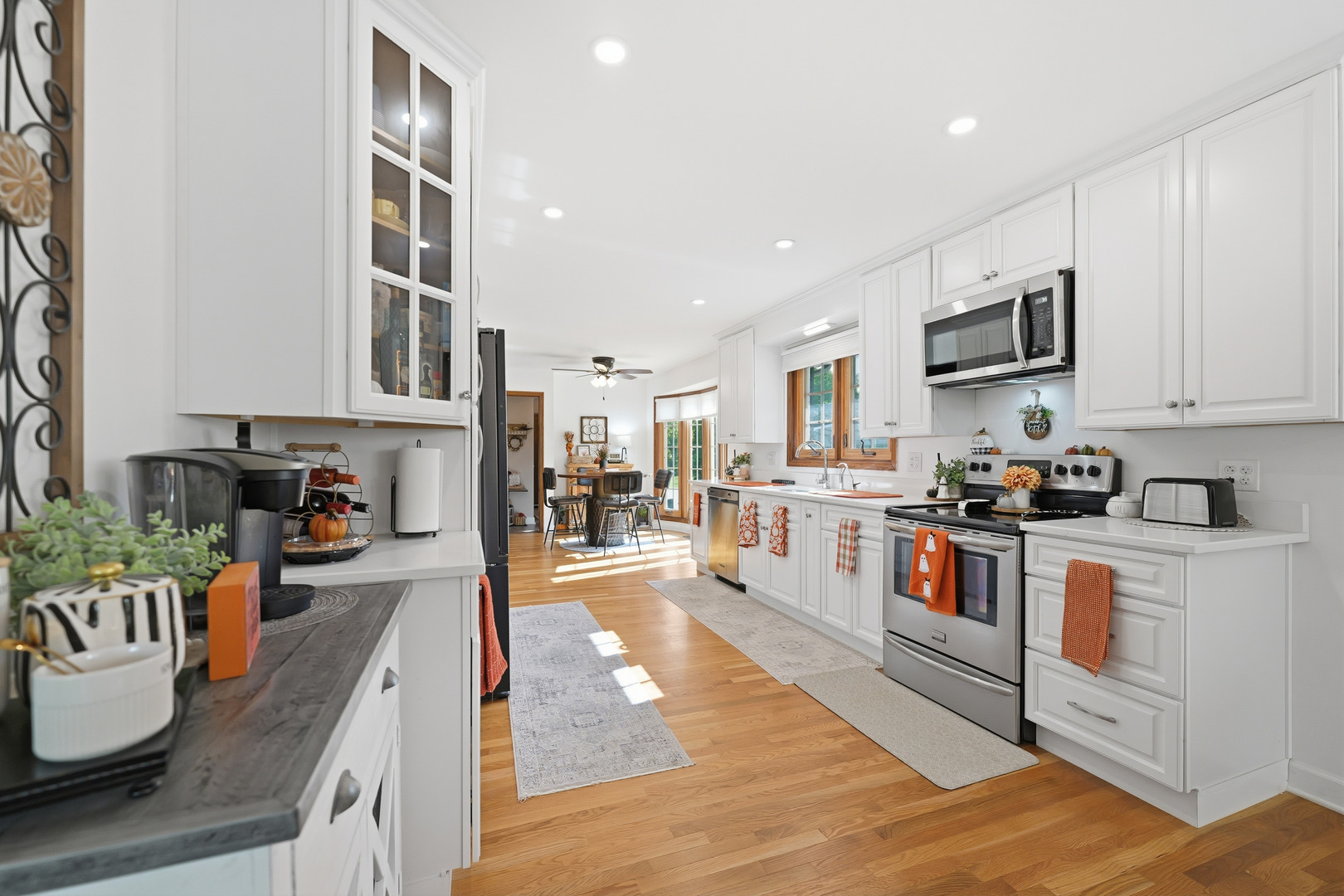 27805 South Klemme Road Crete, IL 60417 - Photo 9 of 29 a kitchen with stainless steel appliances granite countertop a refrigerator and stove top oven