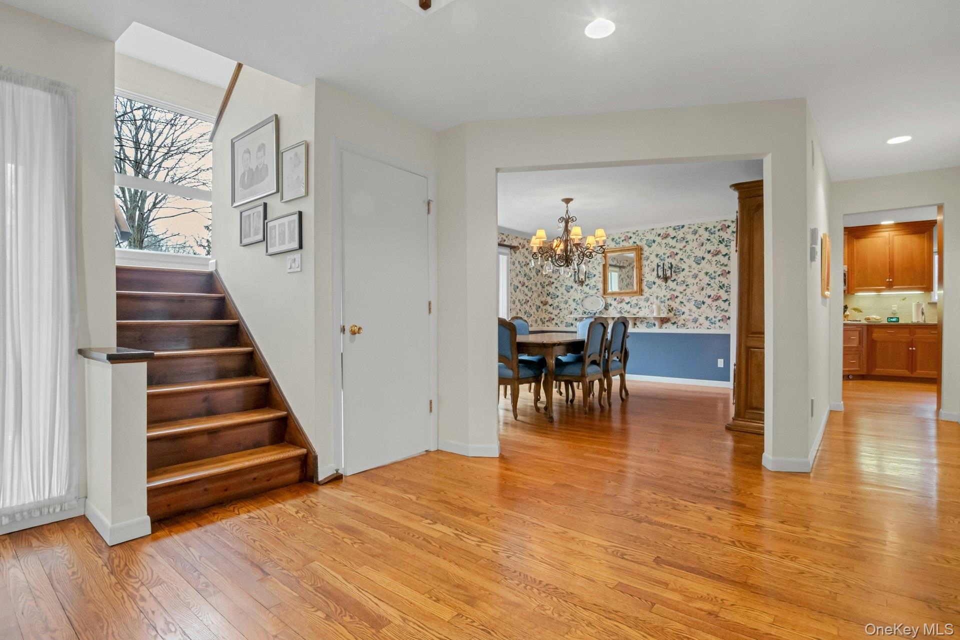 121 Law Road Briarcliff Manor, NY 10510 - Photo 27 of 48 Upstairs to the additional Bedroom wing, with a picture window on the landing.