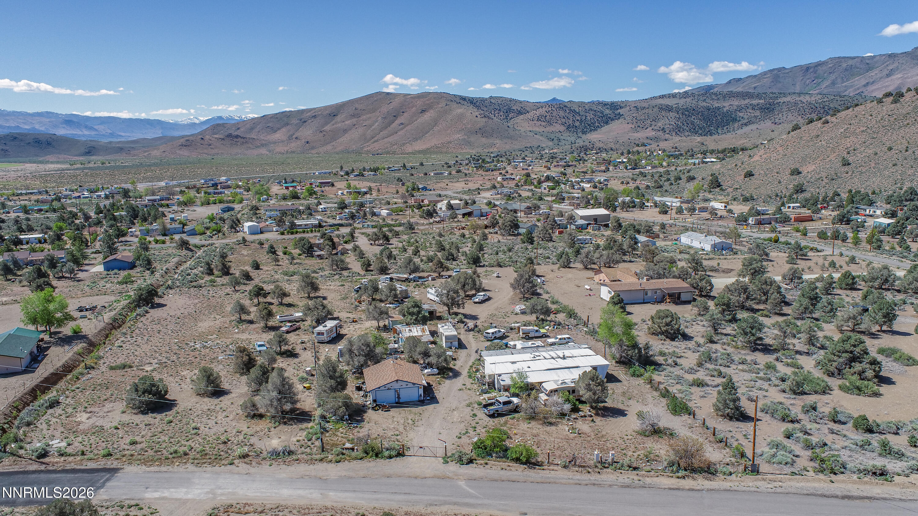 3791 Walker View Road Topaz Ranch Estates, NV 89444 - Photo 15 of 22 a view of a city with mountains in the background