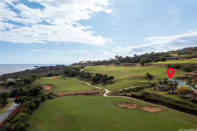 a view of a lake with a mountain