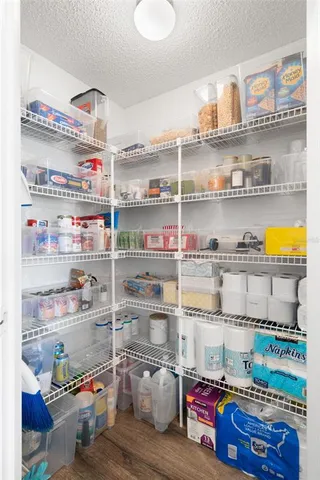 a room with storage and utility