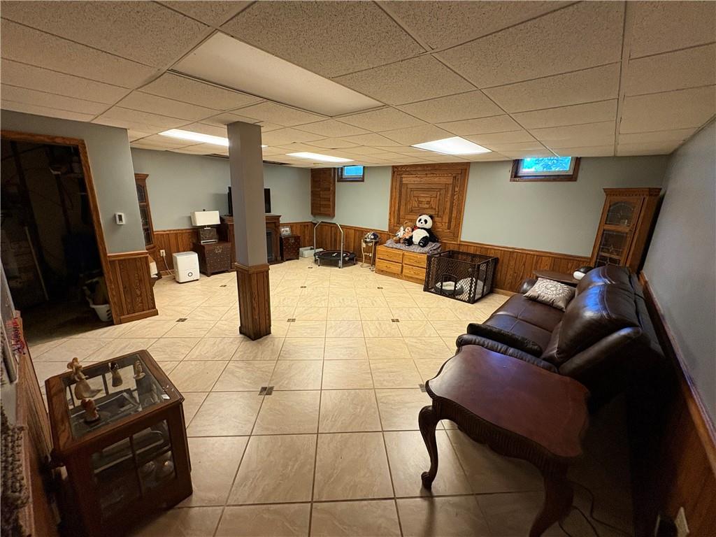 94 Middle Road Reynoldsville, PA 15851 - Photo 28 of 36 a living room with furniture and a flat screen tv