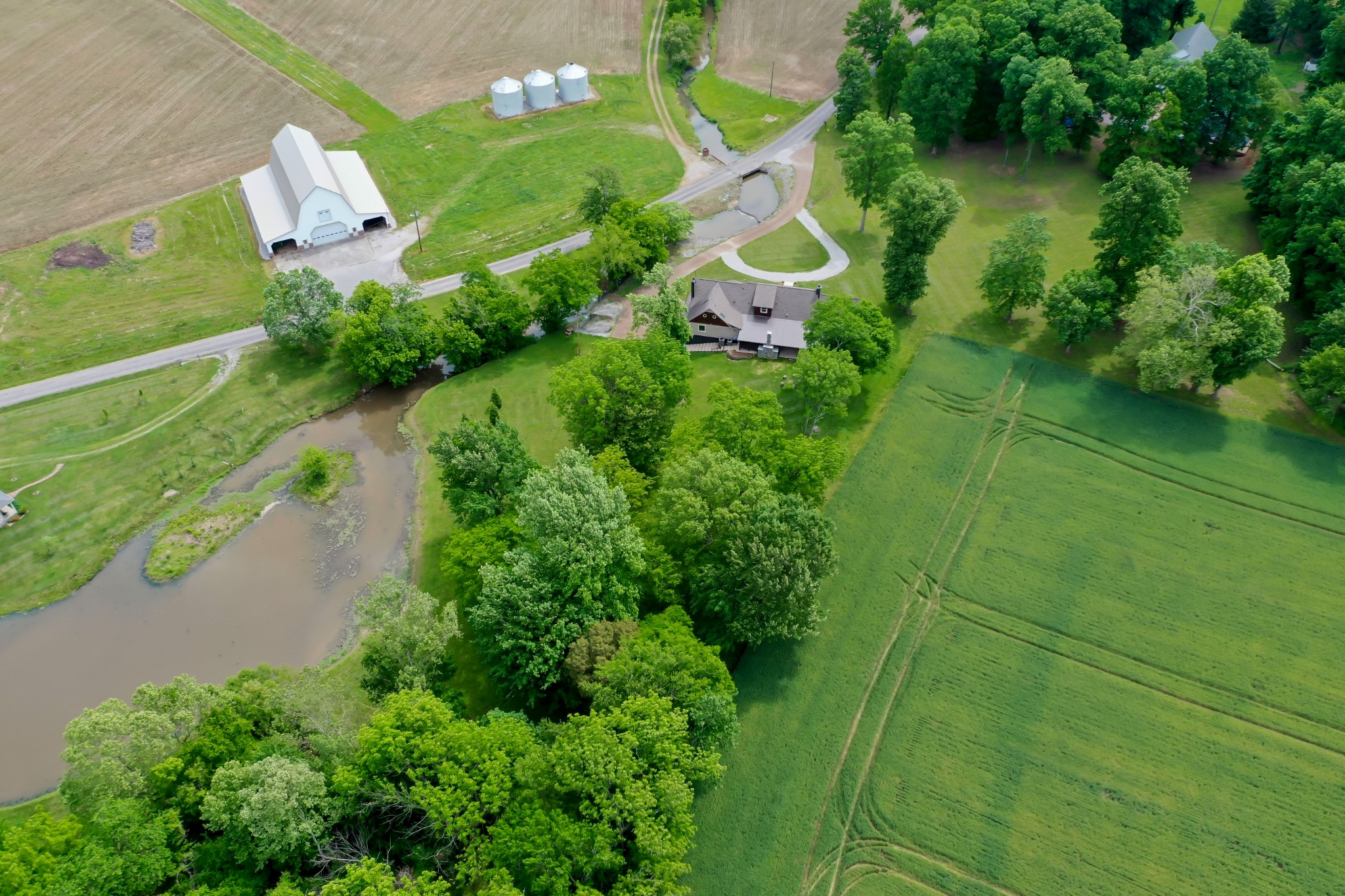6557 Lamont Road Springfield, TN 37172 - Photo 42 of 62 an aerial view of a house with outdoor space and street view