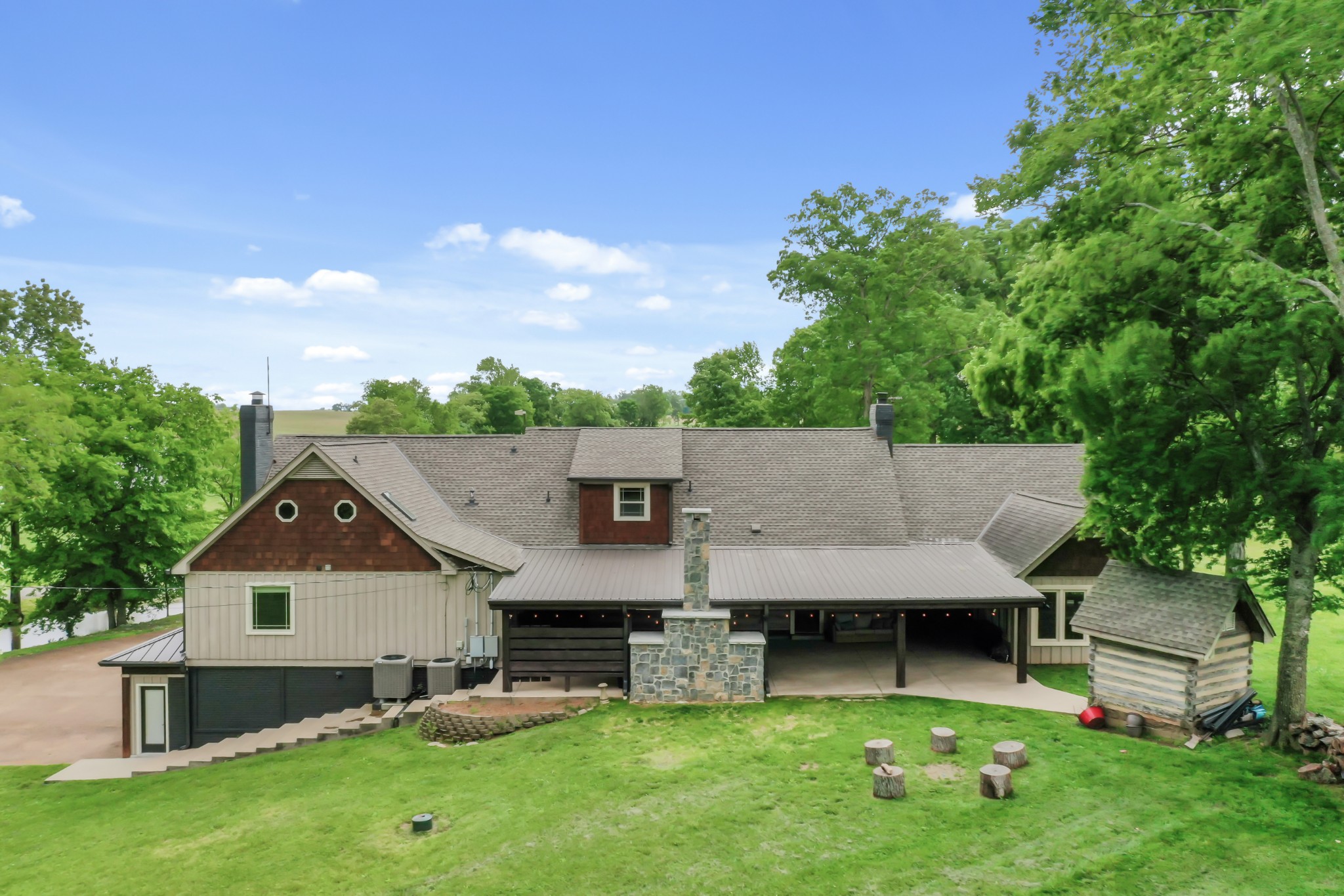 6557 Lamont Road Springfield, TN 37172 - Photo 47 of 62 a aerial view of a house with a yard porch and sitting area