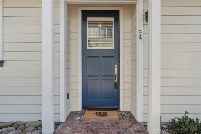a view of front door of house