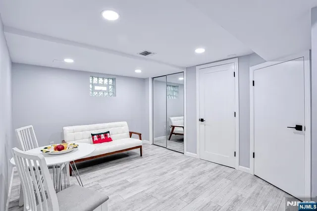 a very nice looking room with a table and a window