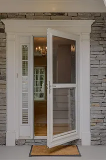 a view of entryway door