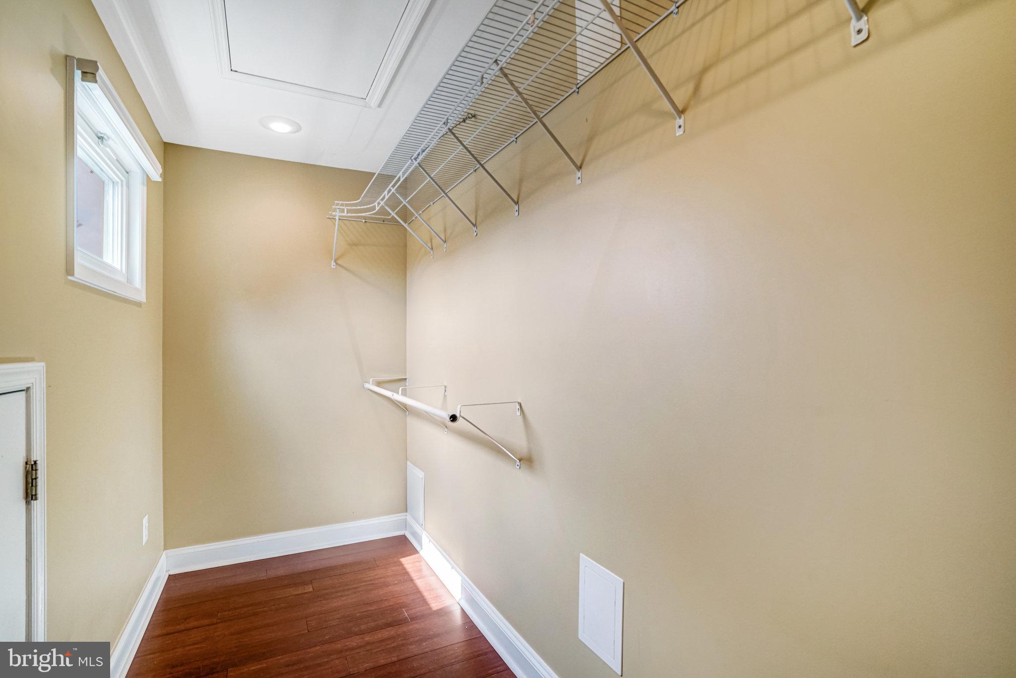 5227 Cather Road Springfield, VA 22151 - Photo 45 of 72 Primary Bedroom Walk-in Closet #2 (Attic Access)