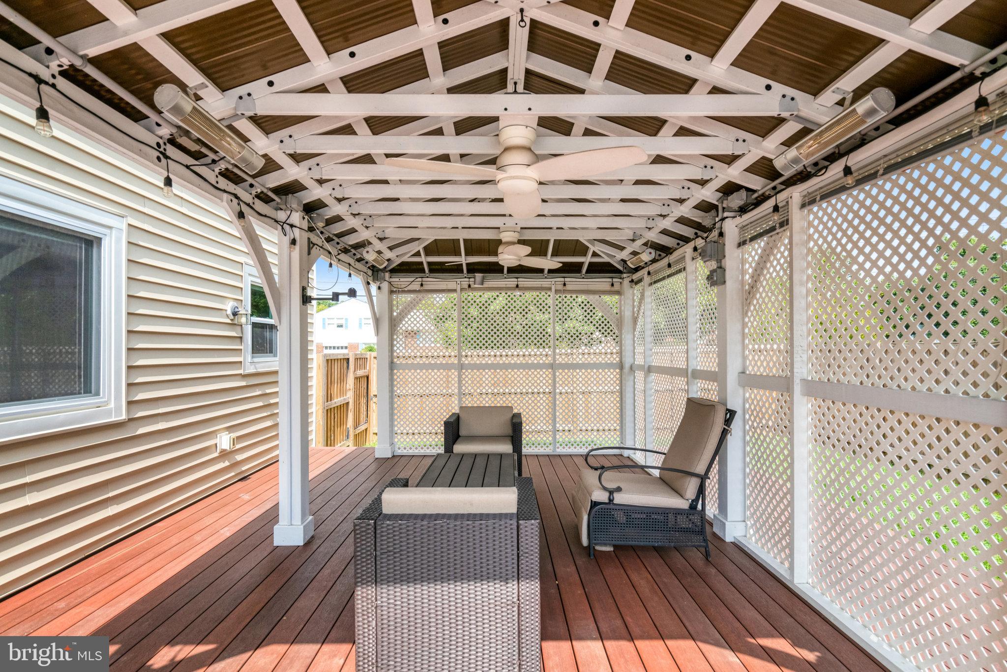 5227 Cather Road Springfield, VA 22151 - Photo 58 of 72 Gazebo with Fans, Heaters, Lighting