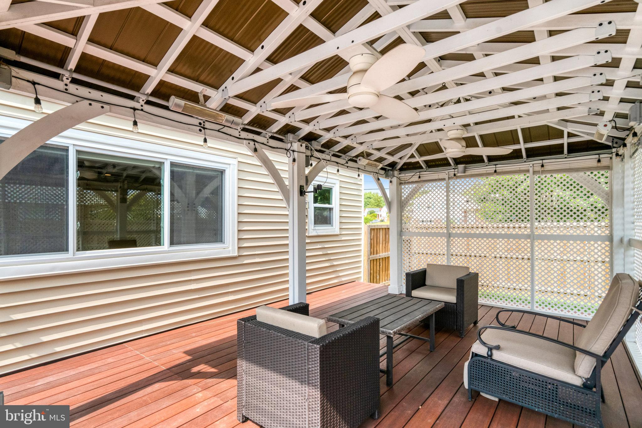 5227 Cather Road Springfield, VA 22151 - Photo 59 of 72 Gazebo with Fans, Heaters, Lighting