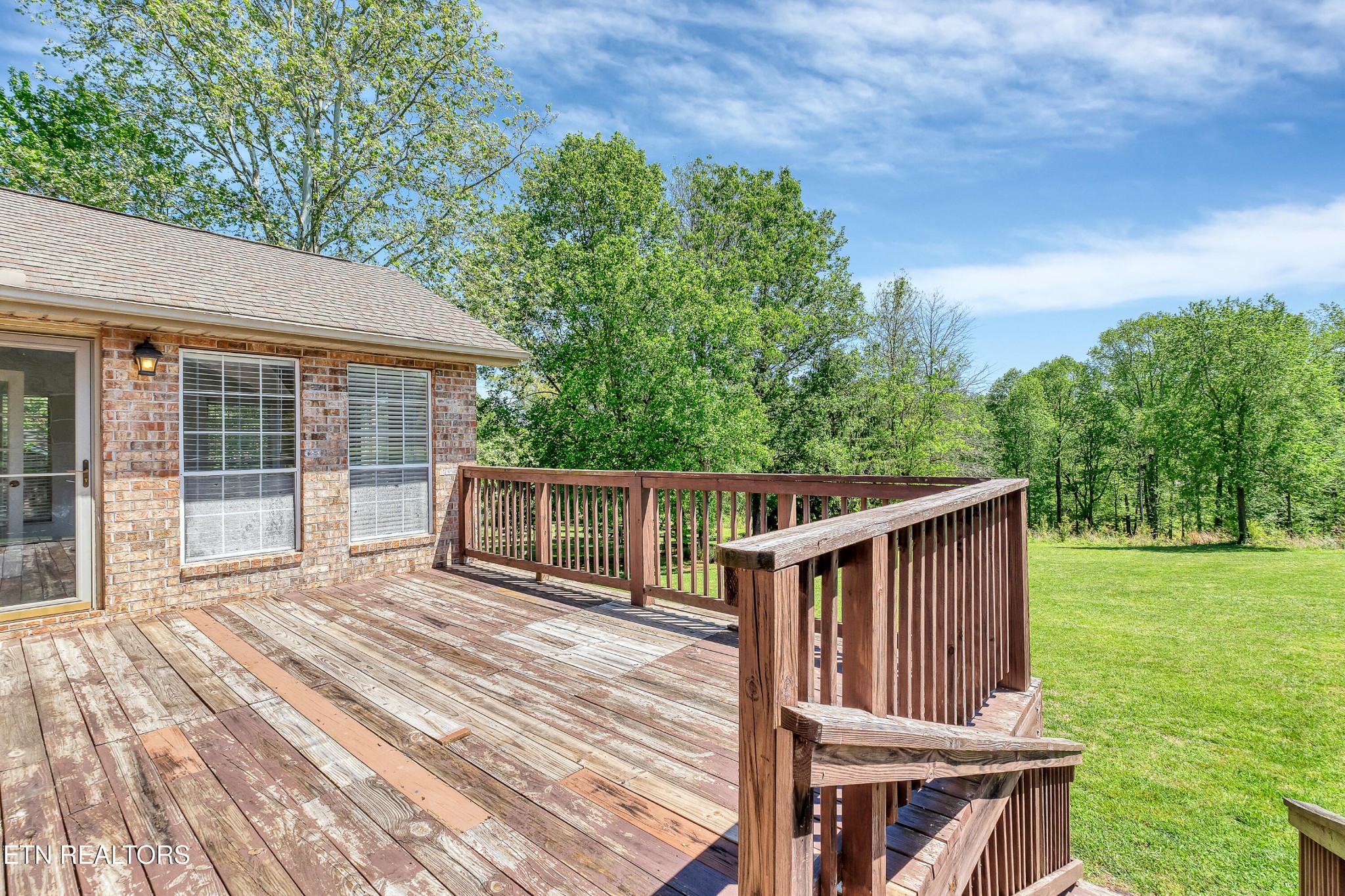 2036 Little Best Road Maryville, TN 37803 - Photo 51 of 54 a view of backyard with deck and outdoor seating
