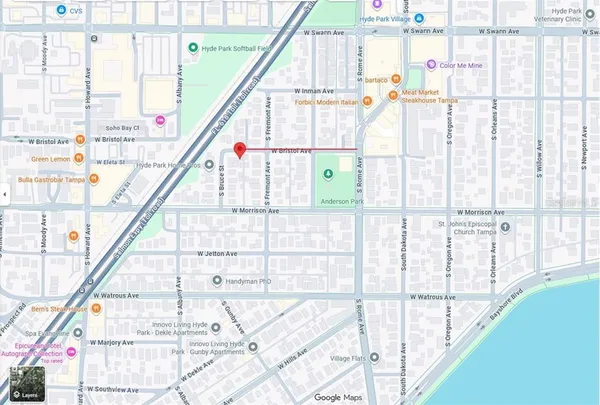 a view of staircase with large window