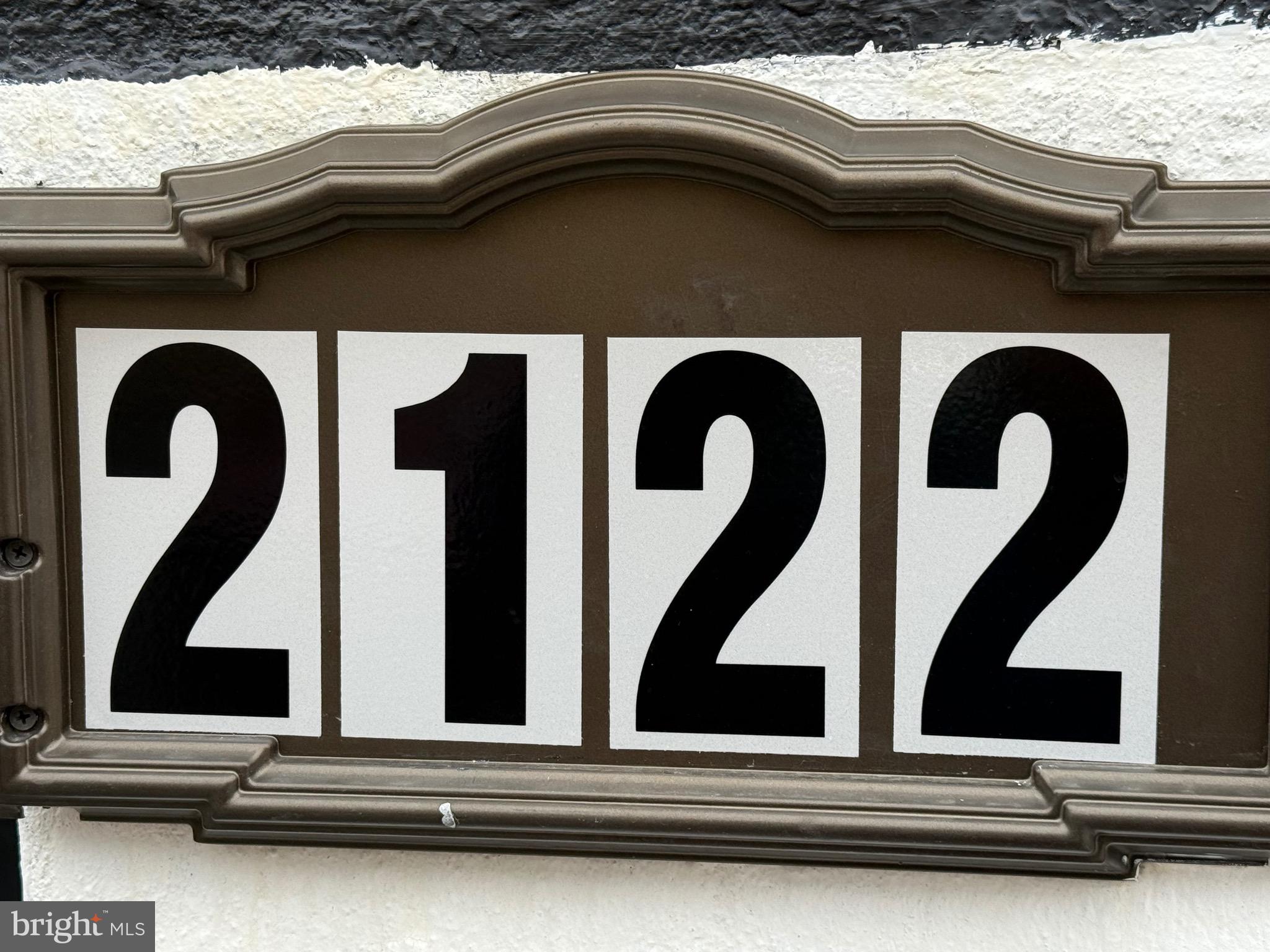 2122 West Toronto Street Philadelphia, PA 19132 - Photo 3 of 112 ADRESS MARKER